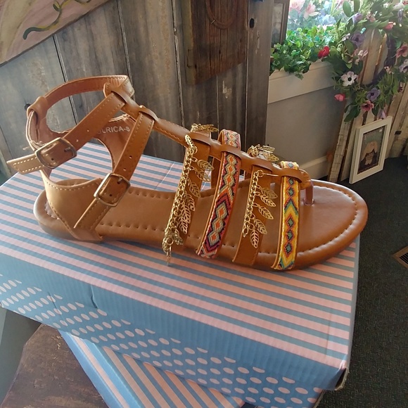 SOLD OUT Betani Boho Sandals - Picture 1 of 5